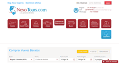 Desktop Screenshot of nexotours.com